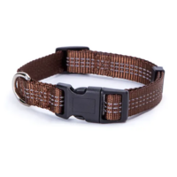 Nobleza obojok nylonový reflexný 1,5 x 25 - 40 cm hnedý